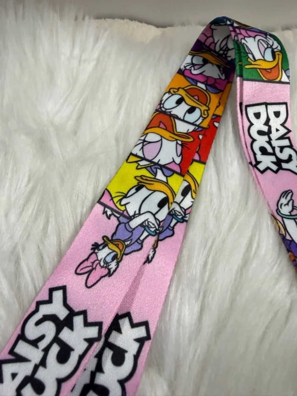 Daisy Duck Pink Character Lanyard